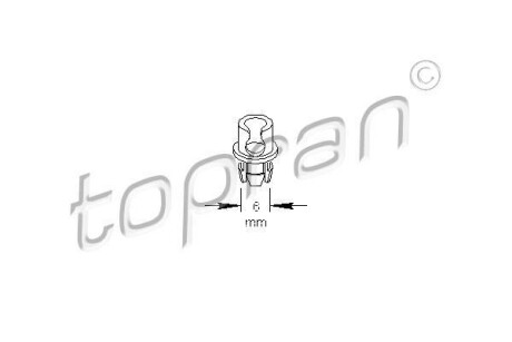 Пружинный зажим - TOPRAN / HANS PRIES 109034