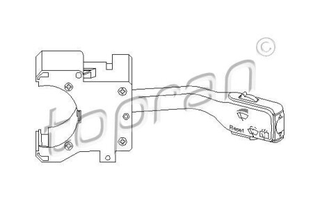 Важіль подрульовой управління поворотами і світлом - (4B0953503H, 4B0953503H01C) TOPRAN / HANS PRIES 109133 (фото 1)