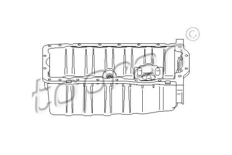 Масляний поддон - TOPRAN / HANS PRIES 109616