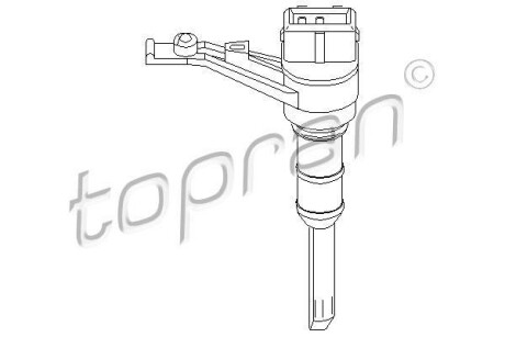 Датчик швидкості - (012409191C, 012409191D, 01F409191) TOPRAN / HANS PRIES 109665