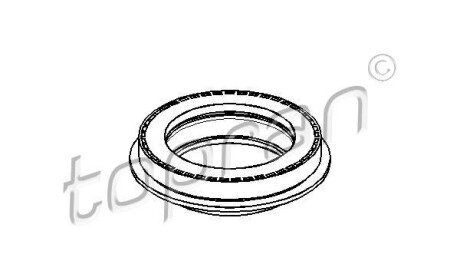 Подшипник качения, опора стойки амортизатора - (1K0412249B, 6N0412249E, 1K0412249) TOPRAN / HANS PRIES 109 693 (фото 1)