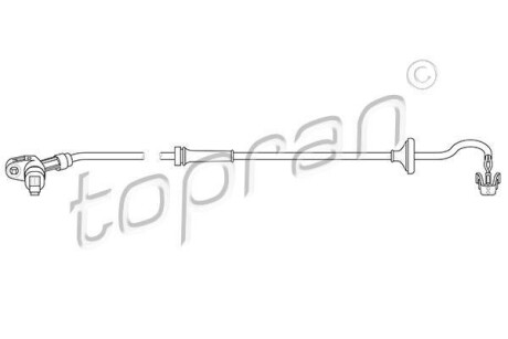 Датчик ABS - TOPRAN / HANS PRIES 109754