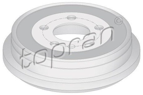 Тормозной барабан - TOPRAN / HANS PRIES 110 039