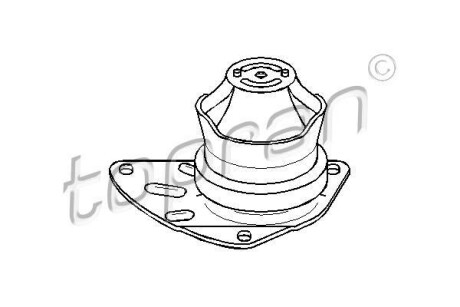 Подвеска, двигатель - (6N0199262G, 6N0199262K) TOPRAN / HANS PRIES 110125