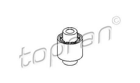 Подвеска, рычаг независимой подвески колеса, Подвеска, корпус колесного подшипника - TOPRAN / HANS PRIES 110 144