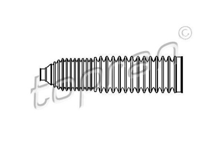Пыльник, рулевое управление - TOPRAN / HANS PRIES 110172