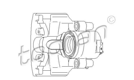 Тормозной суппорт TOPRAN - TOPRAN / HANS PRIES 110 288