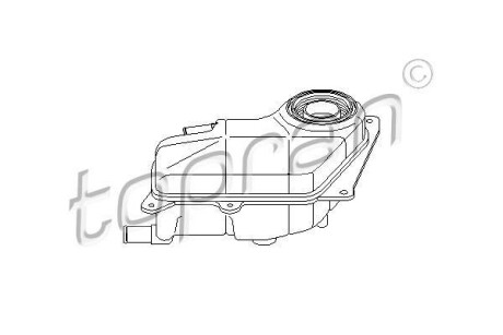 Компенсационный бак, охлаждающая жидкость - (8D0121403D) TOPRAN / HANS PRIES 110 370