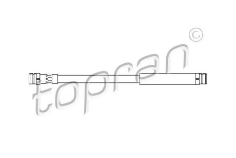 Тормозной шланг - TOPRAN / HANS PRIES 110396
