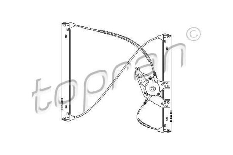 Подъемное устройство для окон - (4B0837461) TOPRAN / HANS PRIES 110451