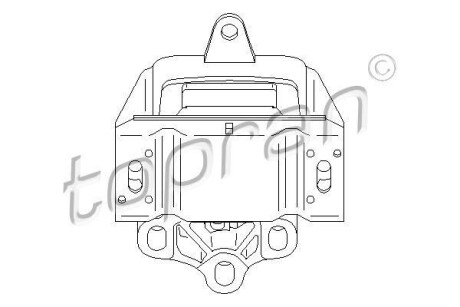 Подвеска, двигатель - (1J0199555BD) TOPRAN / HANS PRIES 110 760