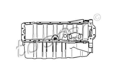 Масляный поддон - TOPRAN / HANS PRIES 110 914