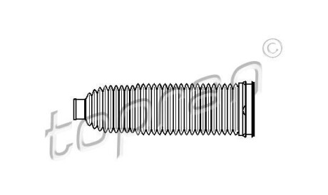 Пыльник, рулевое управление - (8E0419831, 8E0419831B) TOPRAN / HANS PRIES 110 967
