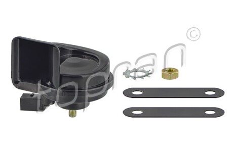 Сигнал AUDI Q3 SEAT ALTEA, ALTEA XL, LEON, TOLEDO III SKODA KODIAQ I, KODIAQ II, OCTAVIA II, SUPERB II, YETI VW AMAROK, CADDY III, CADDY III/MINIVAN, GOLF PLUS V, GOLF V, GOLF VI 01.98- - ((1K0951223B, 1S0951223A, 3C0951223D, 4FD951223A, 5C0951223C)) TOPRAN / HANS PRIES 111072