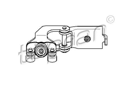 Ролик зсувних дверей - (2D1843336, 2D1843336D, 8D1843336B) TOPRAN / HANS PRIES 111446