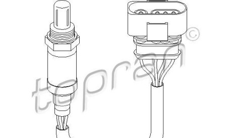 Лямбда-зонд - TOPRAN / HANS PRIES 112 108