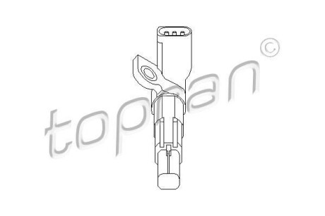 Датчик частоты вращения, управление двигателем - (03D906433, 03D906433A) TOPRAN / HANS PRIES 112 231