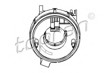 Датчик угла поворота - TOPRAN / HANS PRIES 112409
