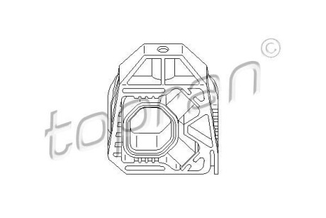 Монтажний елемент радіатора - TOPRAN / HANS PRIES 112 410