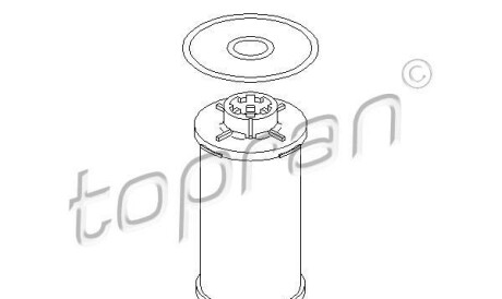 Гидрофильтр, автоматическая коробка передач - TOPRAN / HANS PRIES 113 241