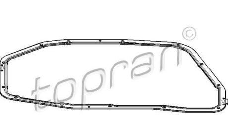 Прокладка, маслянного поддона автоматическ. коробки передач - (09E321371A) TOPRAN / HANS PRIES 113 395 (фото 1)