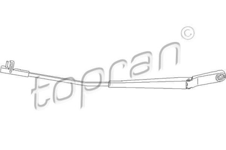 Важіль склоочисника передн Прав SKODA OCTAVIA II KOMBI/LIFTBACK 02.04-06.13 - ((1Z1955410, 1Z1955410A)) TOPRAN / HANS PRIES 113 485