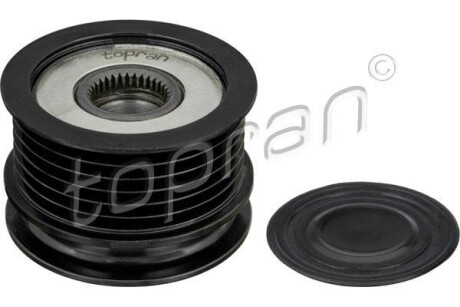 Шків генератора AUDI A4 B5, A4 B6, A6 C5 1.6/1.8/2.0 07.00-12.05 - TOPRAN / HANS PRIES 114 101