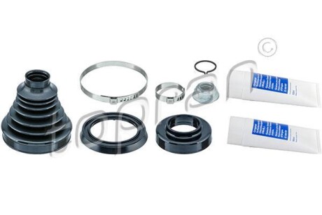 Гумовий пильовик шарніра Внутрішн/передн (fi: 30/96) (довжина101) VW TRANSPORTER T5, TRANSPORTER T6, TRANSPORTER T6 / CARAVELLE T6 2.0/2.0D 11.03-08.24 - TOPRAN / HANS PRIES 114 796