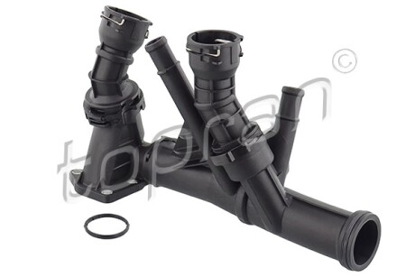 Термостат системи охолодження (92°C, в корпусі) AUDI A1, A3, A4 ALLROAD B8, A4 ALLROAD B9, A4 B8, A4 B9, A5, A6 C7, Q2, Q3, Q5, TT SEAT ALHAMBRA, ARONA, ATECA, IBIZA V, LEON 1.4D-2.0D 08.08- - TOPRAN / HANS PRIES 117026