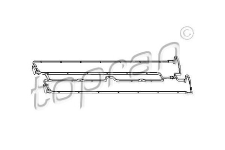Прокладка, крышка головки цилиндра - TOPRAN / HANS PRIES 201 131