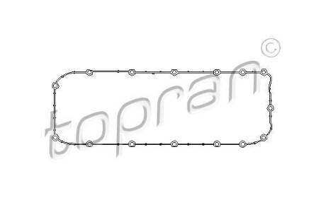 Прокладка, маслянный поддон - TOPRAN / HANS PRIES 201 322