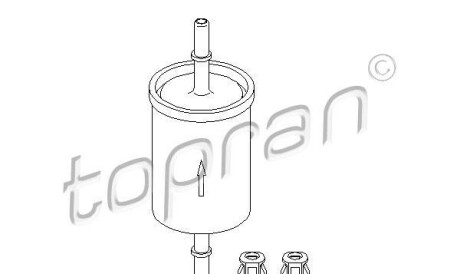 Топливный фильтр - TOPRAN / HANS PRIES 201 622