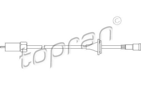 Тросик спидометра - (1268238) TOPRAN / HANS PRIES 202220