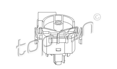 Переключатель зажигания - TOPRAN / HANS PRIES 205 656