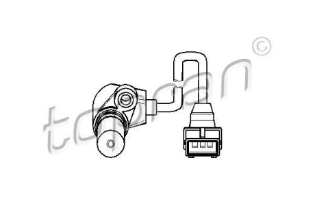 Датчик положення колінчастого вала - (01238358, 06238313, 090213515) TOPRAN / HANS PRIES 205887