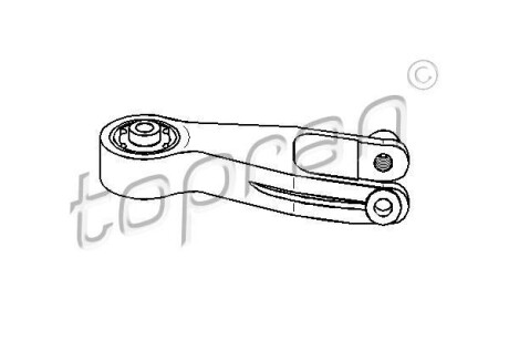Подвеска, ступенчатая коробка передач - TOPRAN / HANS PRIES 206 154
