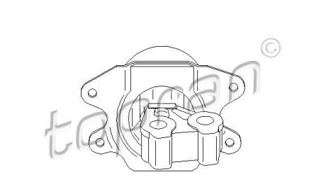 Подвеска, двигатель - (24416554, 684188) TOPRAN / HANS PRIES 206 158