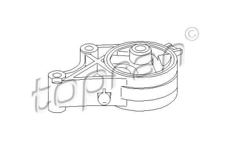 Опора двигуна - TOPRAN / HANS PRIES 206 578