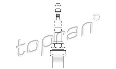 Свеча зажигания - TOPRAN / HANS PRIES 206 656