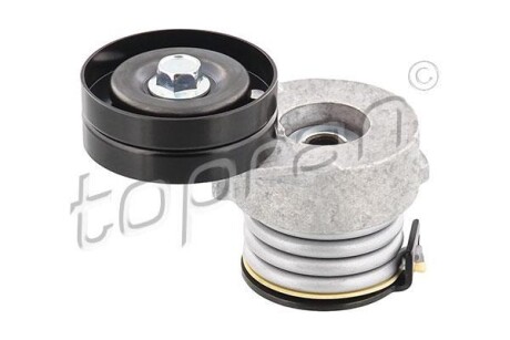 Натягувач поліклинового ременя OPEL ASTRA F, ASTRA G, ASTRA G CLASSIC, ASTRA G/KOMBI, ASTRA H, ASTRA H GTC, COMBO TOUR, COMBO/MINIVAN, CORSA C, CORSA C/HATCHBACK, FRONTERA A 1.7D/2.5D 11.94- - ((1204641, 1204853, 6204661, 97184929, 97222553)) TOPRAN / HANS PRIES 206 901