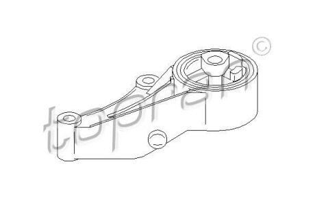 Опора двигателя - TOPRAN / HANS PRIES 207040