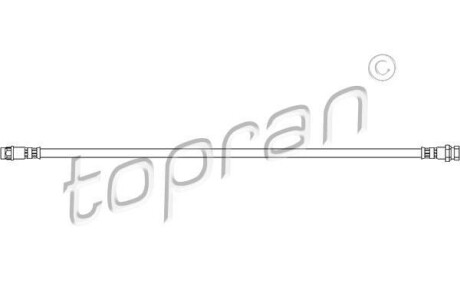 Тормозной шланг - (4423000QAD, 4415858, 7701059963) TOPRAN / HANS PRIES 207 227 (фото 1)