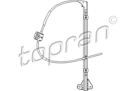 Подъемное устройство для окон - TOPRAN / HANS PRIES 207358