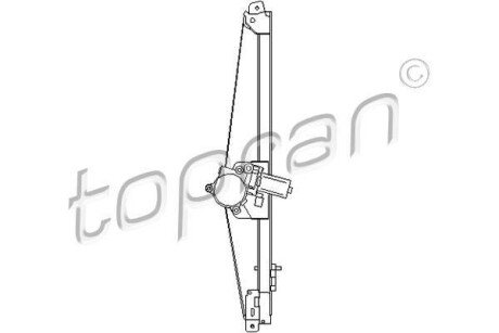Подъемное устройство для окон - TOPRAN / HANS PRIES 207 364