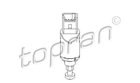 Выключатель, привод сцепления (Tempomat) - TOPRAN / HANS PRIES 207 436