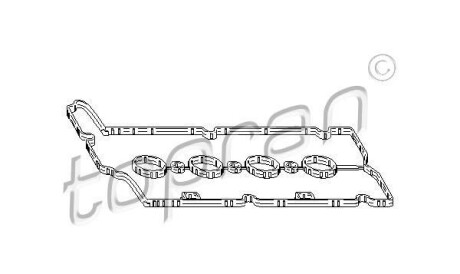 Прокладкa - TOPRAN / HANS PRIES 207 621