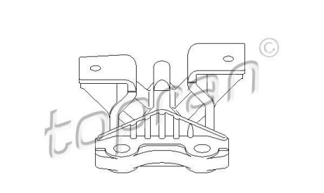 Подвеска, двигатель - (5684170, 5684168) TOPRAN / HANS PRIES 207 762