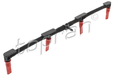 Шланг переливу ALFA ROMEO 147, 156, 159, BRERA, GIULIETTA, GT, MITO, SPIDER FIAT 500L, 500X, BRAVO II, CROMA, DOBLO, DOBLO CARGO, DUCATO, FREEMONT, GRANDE PUNTO, IDEA, LINEA 1.6D-3.0D 11.02- - TOPRAN / HANS PRIES 209256