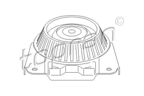 Опора амортизатора - (6838725) TOPRAN / HANS PRIES 301228