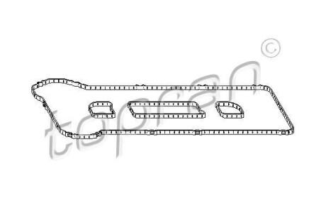 Прокладка, крышка головки цилиндра - (1220025, 1S7G6K260AA, 8694684) TOPRAN / HANS PRIES 302 272